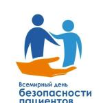 Неделя безопасности пациента с 14 по 20 сентября 
